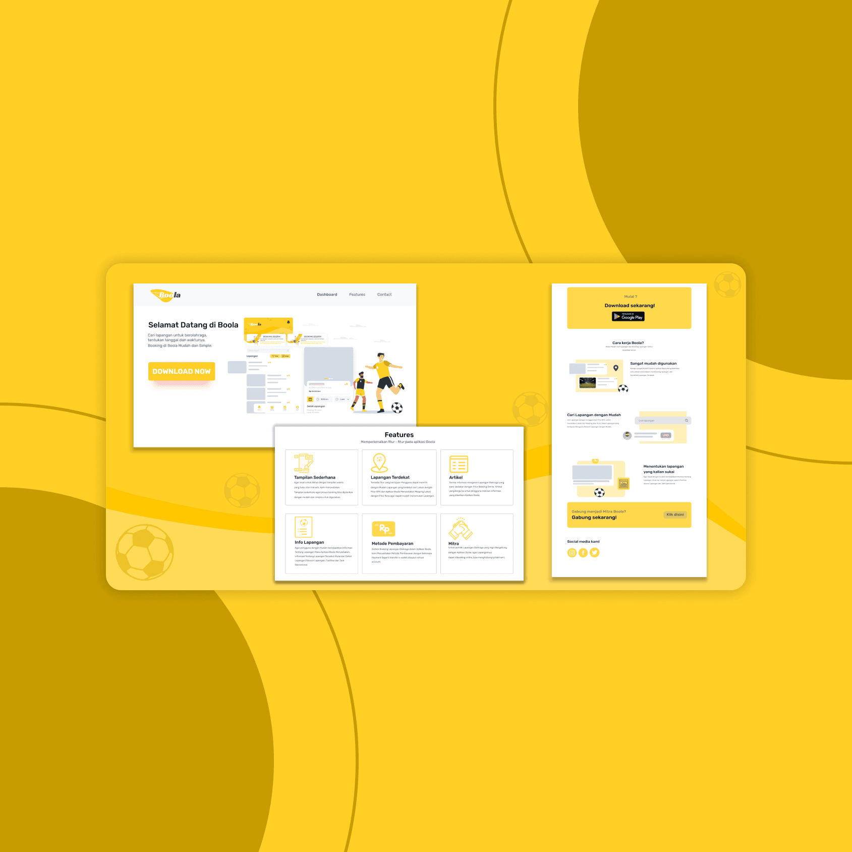 Landing Page - Boola