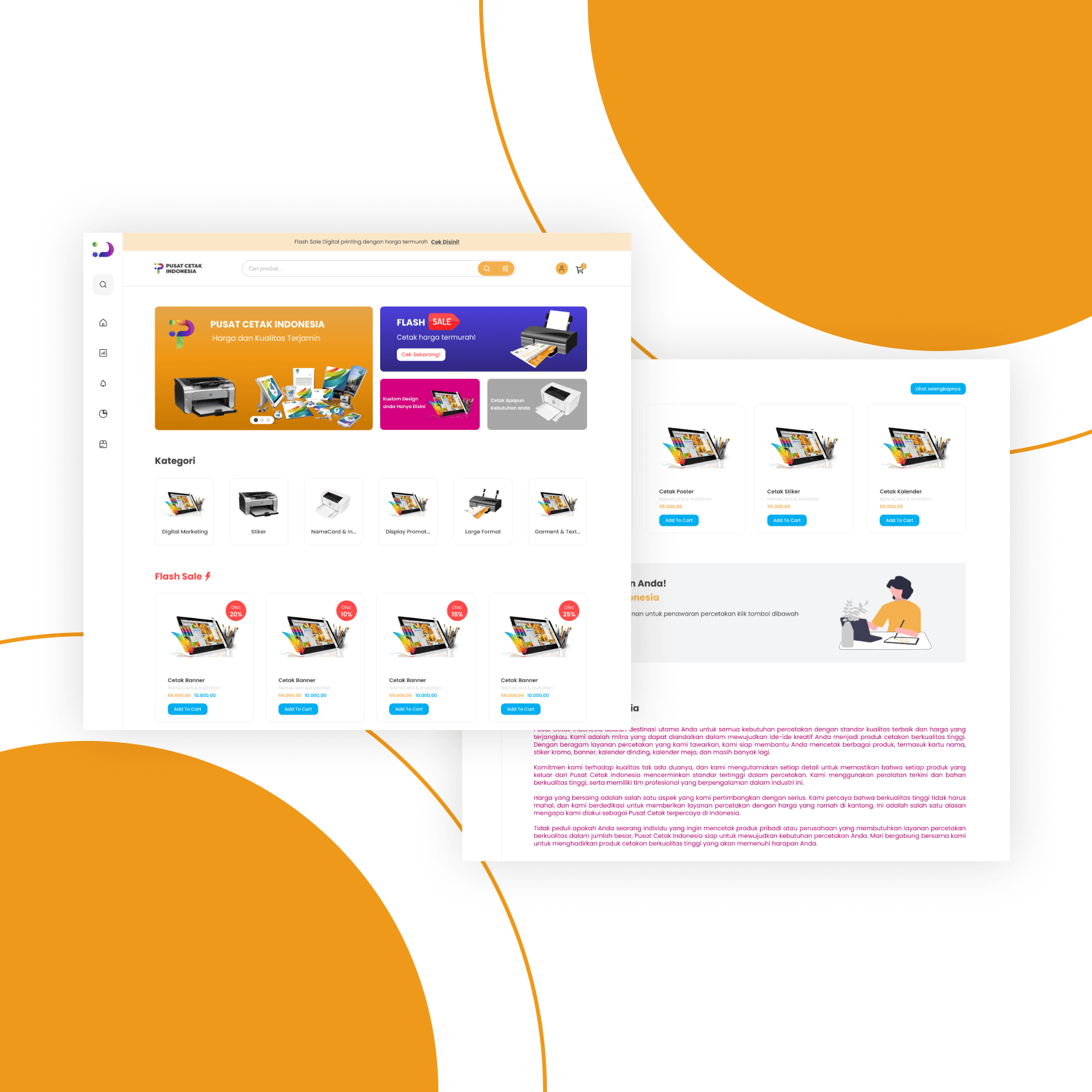 E-Commerce Pusat Cetak Indonesia